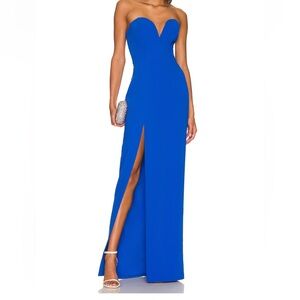 X Revolve Cherri Gown in Cobalt